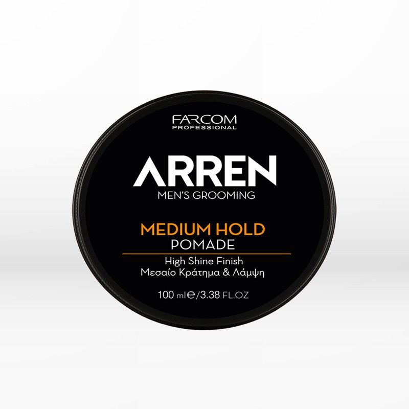 Farcom Professional Arren Men`s Grooming Pomade Medium Hold 100ml (High shine finish)